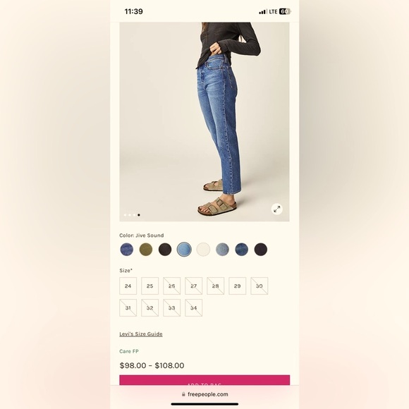 Wedgie Straight Distressed High Rise Jeans - Picture 3 of 8